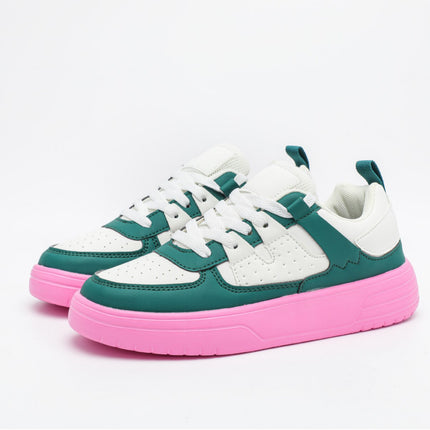 Korean-style Trendy Thick-soled Skate Shoes for Couple Casual sneaker Fashion All-match Outdoor Fashionable Soft-soled Comfortable School Shoes
