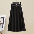 (priity) black skirt / S
