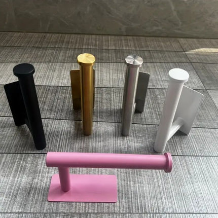 Source manufacturers directly supply Amazon paper towel rod roll paper rod non-perforated paper towel holder stainless steel toilet paper holder cross-border