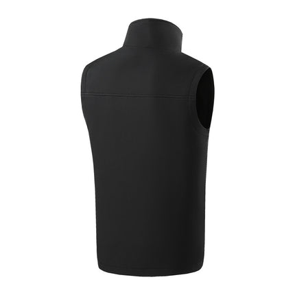 Cross-border dedicated men's stand collar heating vest cotton vest electric heating vest USB power supply intelligent constant temperature heating clothes