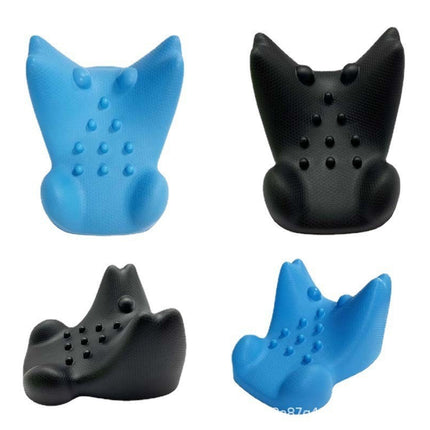 Cross-Border Supply of Pu Self-Skinning Massage Pillow, Straightening, Special Sleep Aid, Cervical Spine Pillow, Acupoint Neck Pillow