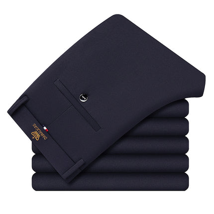 Spring and Summer New Trousers Men's Loose Straight Leg Pants Thin Casual Trousers Wrinkle-resistant Non-ironing Pants
