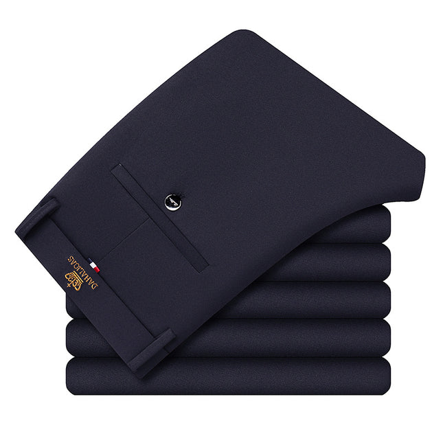 Spring and Summer New Trousers Men's Loose Straight Leg Pants Thin Casual Trousers Wrinkle-resistant Non-ironing Pants