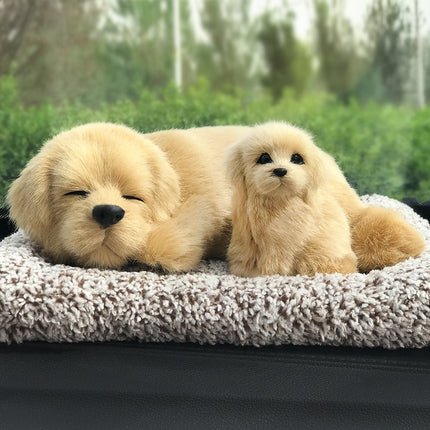 Car Ornaments Car Internet Red Car Interior Ornaments Female Dog Simulation Interior Ornaments Car Ornaments Central Console Men