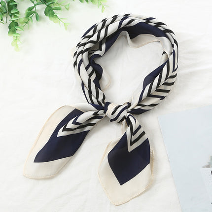 70 Silk Scarf Square Scarf High-end Korean Style Fashion All-match Professional Silk Small Scarf Retro Printed Silk Scarf for Women