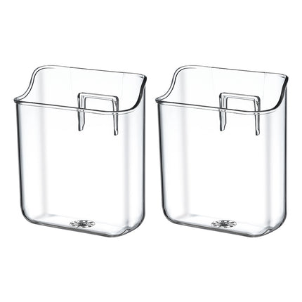 Remote Control Storage Box Home Tv Air Conditioner Remote Control Wall-Mounted Storage Box Removable Bracket Hanger Small Hanging Basket