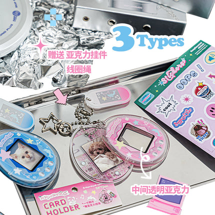 OOPSDAY Rest Day Tamagotchi Inch Photo Card Set American Vintage Hanging Star Chaser Mini Card Set