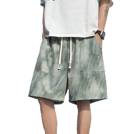New Summer Men's Casual Shorts, New Thin Loose Five-Point Shorts, Casual Versatile Straight Mid-Length Men's Shorts