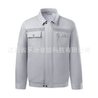 Gray double zipper [clothes only] / 3XL