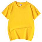 Children's short-sleeved t-shirt children's yellow / 100cm