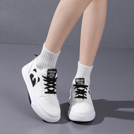 Board shoes women's 2024 new women's shoes spring and autumn casual versatile white shoes women's students running sneaker women's wholesale