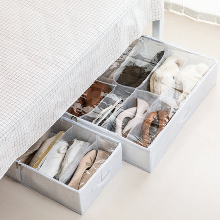 Shoe Box Storage Box Transparent Household Shoe Cabinet Shoe Box Space-saving Bed Bottom Shoe Box Dormitory Shoe Storage Artifact