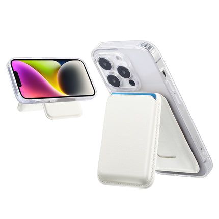 Suitable for iPhone 17 Strong Magnetic Magsafe Card Holder Official Color Multi-Functional Stand Storage Wallet Clip