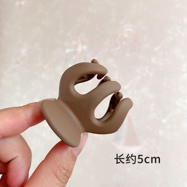 Internet red high ponytail grip clip fixed artifact small clip headdress hairclip girl back of head shark clip anti-collapse hairpin