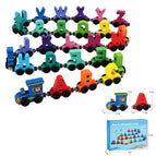 Capital 26 letter small train (xwd)