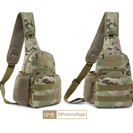 Men's Riding Outdoor Sports Bag Casual Shoulder Kettle Hanging Bag Portable Tactical Army Camouflage Water Bottle Chest Bag
