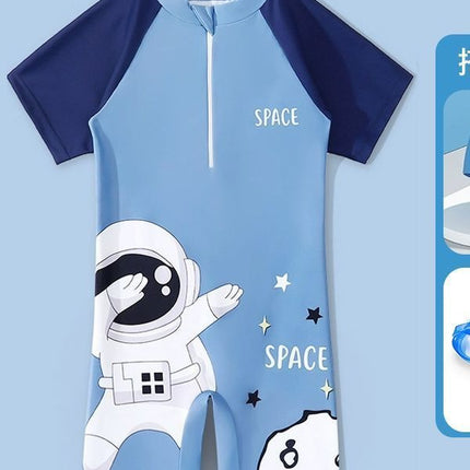 Children's Swimwear Boys 2024 New Arrival Swim Trunks Sun-proof Quick-drying Baby Boys Swimming Training Hot Spring Swimwear