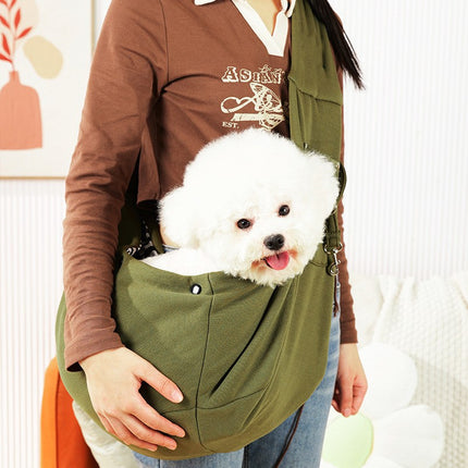 Portable Breathable Cat Carrier Bag for Outings, Pet Travel Backpack, Single-Shoulder Crossbody Bag, Large Capacity Cat Bag