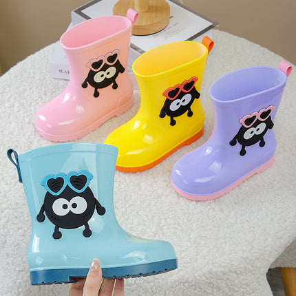Children's rain boots wholesale boys and girls cartoon rain boots baby children's water shoes four seasons universal wear-resistant rubber shoes wholesale