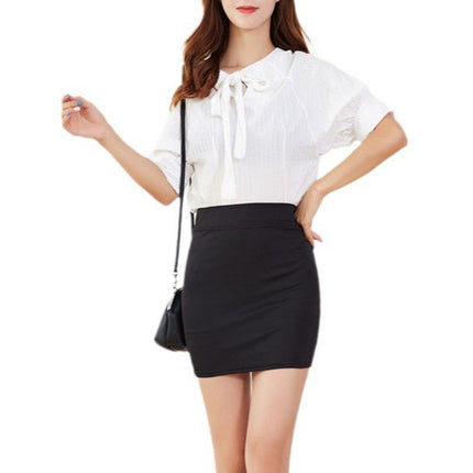 Cross-border Korean-style Women's Base Skirt Light Mature Pure Style Slim Slim-fit Stretch Hip Skirt Summer Skirt