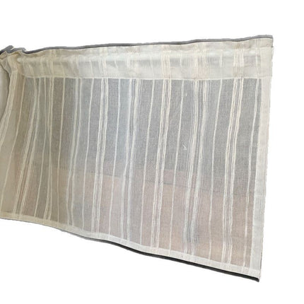 Antique Japanese Style Cotton and Linen Short Curtain Cabinet Curtain Half Curtain Cabinet Shelter Curtain Cabinet Dustproof Partition Small Curtain Punch-Free