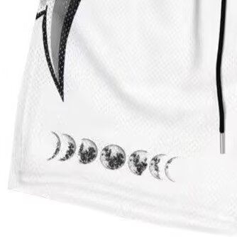 Summer New Lightning American Basketball Sports Loose Casual Trendy Brand Fashion Retro Training Versatile Shorts Men's Style