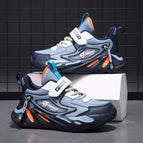 Denim Blue Leather Noodles / 38