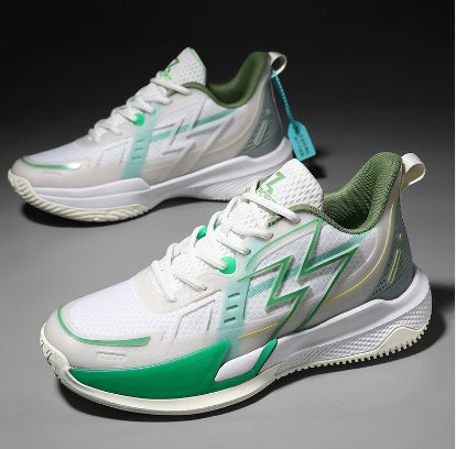 Foreign trade summer actual combat low-top basketball shoes men's and women's mesh breathable training shock absorption anti-skid sneaker a generation of hair