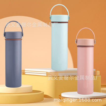 Real ceramic liner thermos cup with replaceable core vacuum three-layer bone china stainless steel cup business gift coffee cup
