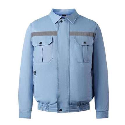 Upgraded four fan air conditioning clothes men's rechargeable refrigeration clothes with fan men's and women's work clothes