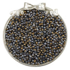 4mm aperture about 1mm 10 g/pack about 170 pieces / transparent gold