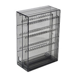 Transparent black two-drawer jewelry stand