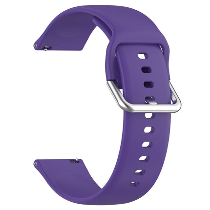 Suitable for Xplora X6 Play Children's Watch Silicone Strap Sports Wristband 20mm Silver Buckle