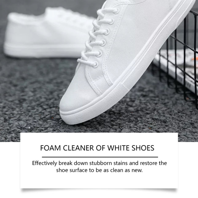 Jue Fish White Shoe Cleaner Cleans Stains and Prevents Oxidation, Daily Portable Cleaner for White Shoes