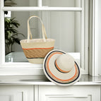 Miheka orange / Hat + bag set