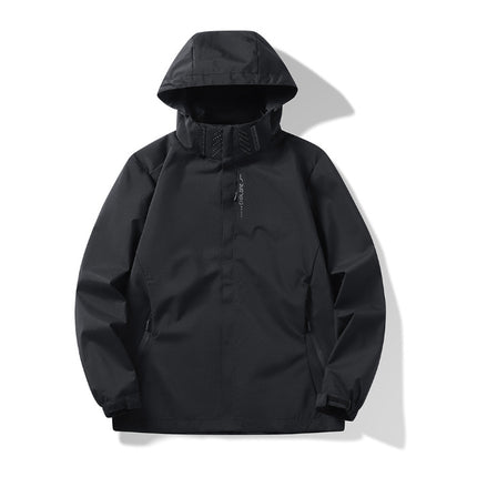 Jackets for Men and Women, Versatile Jackets for Couples, Windproof, Waterproof and Windproof, Removable Outdoor Mountaineering Jackets with Logo