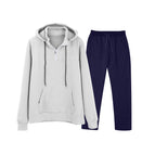 White + navy blue / S