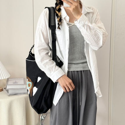 Nylon Colorful Creative Braided Rope Universal Summer Women's Rope Side-Span Double Buckle Twist Rope Homemade Braided Bag Shoulder Strap