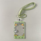 [green little fox ears]-lanyard style
