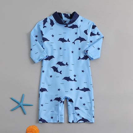 Children's Swimsuit, Boy's One-Piece, Cute Baby Swimsuit for Small and Medium-Sized Children, Women's Sun Protection Quick-Drying Cross-Border Swimsuit Amazon