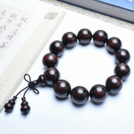 Venus Old Material Zambia Lobular Red Sandalwood Handheld Chain High Oil Mimi Buddha Bead String New Chinese Style Ornament for Men and Women