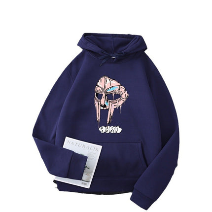 [Cross-border European Code] Mf Doom hoodies women Kawaii Fleece 90s Hoodie