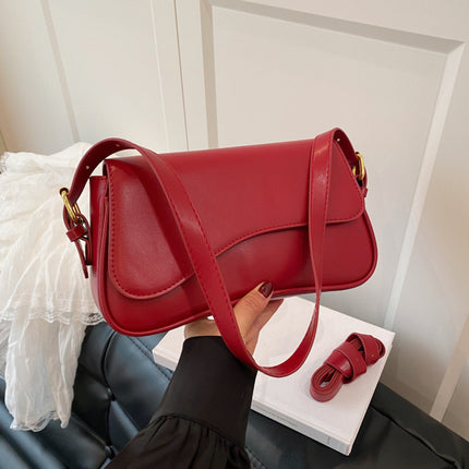 High-End Trendy Women's Bags 2026 New Fashion Textured Shoulder Bag Retro Women's Crossbody Bag Temu Dropshipping