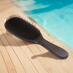 Pure black [long handle air cushion comb] opp bag