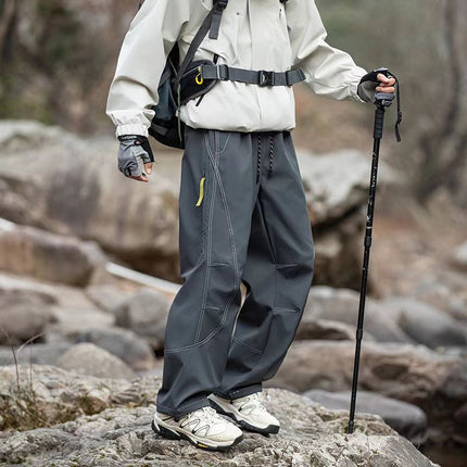 Eldoria Three-Proof Outdoor Hiking Pants Quick-Drying Sports American-Style Work Pants Casual Pants Camping Hiking Pants Straight-Leg