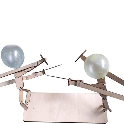 Balloon Man Battle Platform Export Popular Wooden Splicing Kidsren's Double Battle Balloon Man Battle