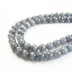 4mm/about 98 pieces in a string / 15#Light gray