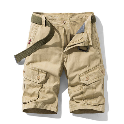 Foreign trade shorts men's summer straight shorts men's loose plus size casual pants outdoor sports tooling shorts men