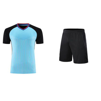 Quick-drying match basketball referee clothes top sweat-absorbent breathable football referee clothes volleyball coach clothes suit short sleeve pass