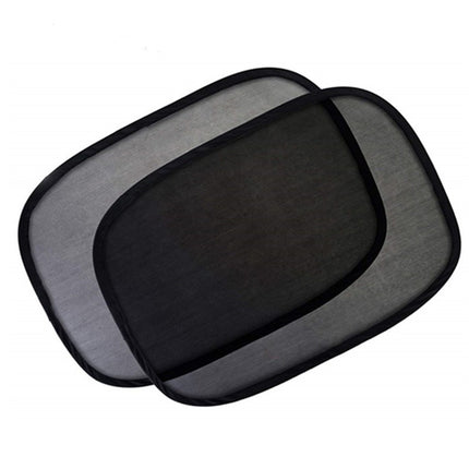Car Sunshade Black Mesh Electrostatic Film Cartoon Sunshade Curtain Temu Cross-Border Exclusive Summer Electrostatic Sticker